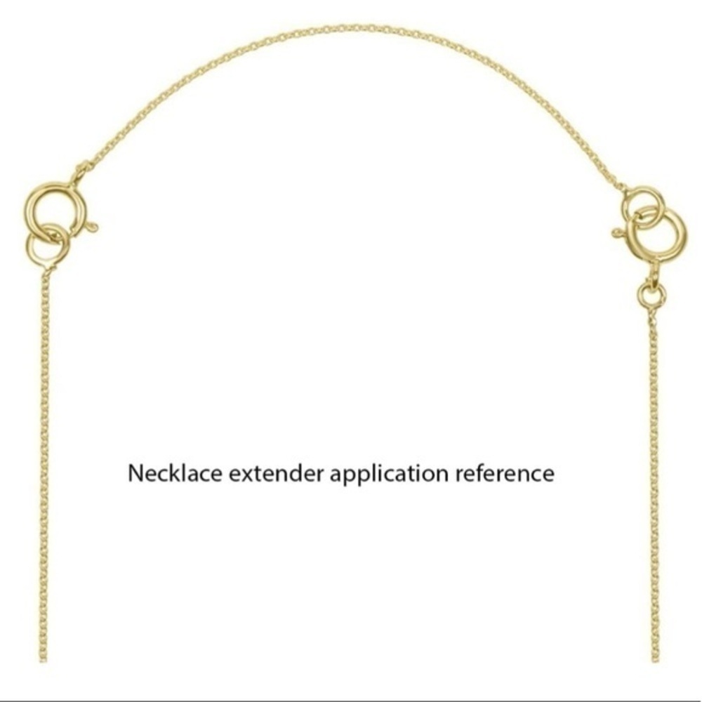 Necklace Chain Extenders 925 Sterling Silver and gold platedβ your choice - Picture 5 of 7